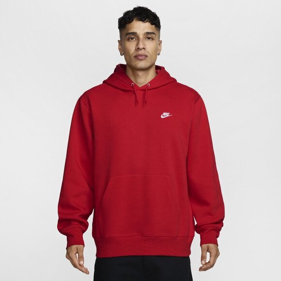 Nike Men's Standard Fit Cotton Red Pullover Sweatshirt Hoodie Size 4XL NWT - Picture 1 of 2